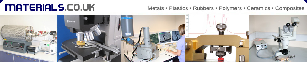 materials.ie - metals, plastics, rubbers, polymers, ceramics, composites